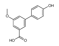 3-(4-hydroxyphenyl)-5-methoxybenzoic acid Structure
