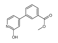 methyl 3-(2-oxo-1H-pyridin-4-yl)benzoate结构式