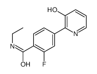N-ethyl-2-fluoro-4-(3-hydroxypyridin-2-yl)benzamide Structure