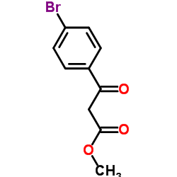3-(4-溴苯基)-3-氧代丙酸甲酯结构式