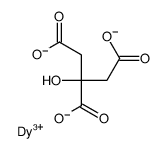 Citric acid dysprosium(III) salt structure