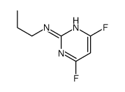 4,6-difluoro-N-propylpyrimidin-2-amine Structure