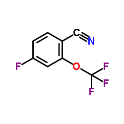 4-Fluoro-2-(trifluoromethoxy)benzonitrile结构式
