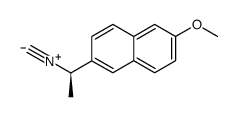 (R)-1-(6-Methoxy-2-naphthyl)ethylisocyanid结构式