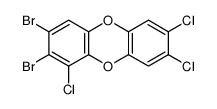 2,3-dibromo-1,7,8-trichlorodibenzo-p-dioxin Structure