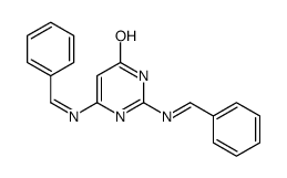2,6-bis(benzylideneamino)-1H-pyrimidin-4-one Structure