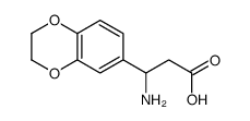 3-AMINO-3-(2,3-DIHYDRO-BENZO[1,4]DIOXIN-6-YL)-PROPIONIC ACID Structure