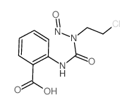 2-[(2-chloroethyl-nitroso-carbamoyl)amino]benzoic acid Structure