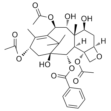 13-乙酰基-9-羟基巴卡丁III结构式