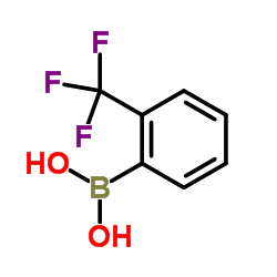 2-Trifluoromethylphenylboronic acid Structure