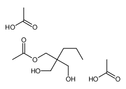 acetic acid,2,2-bis(hydroxymethyl)pentyl acetate结构式
