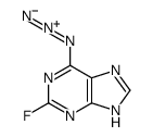 6-azido-2-fluoro-7H-purine Structure