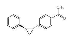 Ethanone,1-[4-(2-phenylcyclopropyl)phenyl]-, trans- (9CI)结构式