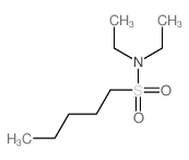 1-Pentanesulfonamide,N,N-diethyl-结构式
