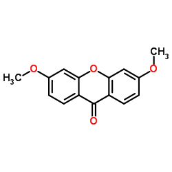 3,6-Dimethoxy-9H-xanthen-9-one Structure