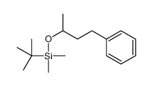 tert-butyl-dimethyl-(4-phenylbutan-2-yloxy)silane结构式