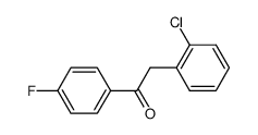 2-CHLOROBENZYL-4-FLUOROPHENYLKETONE Structure