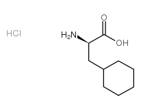(R)-2-氨基-3-环己基丙酸盐酸盐结构式