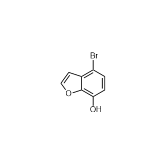 4-溴苯并呋喃-7-醇结构式
