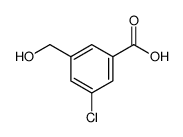 3-Chloro-5-(hydroxymethyl)benzoic acid Structure
