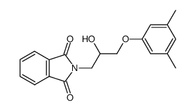 3-(3,5-dimethylphenoxy)-1-phthalimido-2-propanol Structure