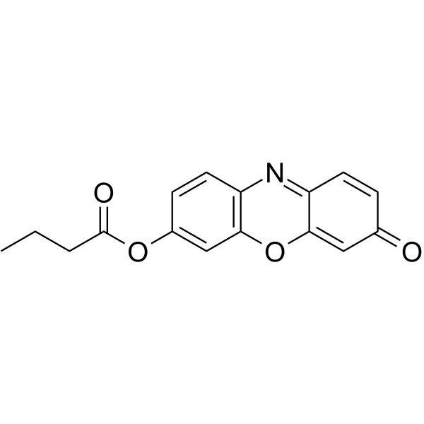 Resorufin butyrate structure
