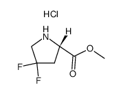 (S)-4,4-二氟吡咯烷-2-甲酸甲酯盐酸盐图片