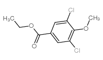 3,5-DICHLORO-4-METHOXYBENZOIC ACID ETHYL ESTER Structure