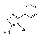 4-bromo-3-phenyl-isothiazol-5-ylamine Structure