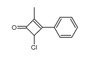2-methyl-3-phenyl-4-chloro-3-cyclobutenone结构式