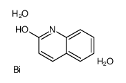 bismuth,1H-quinolin-2-one,dihydrate Structure