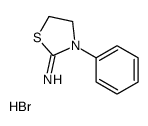 3-phenyl-1,3-thiazolidin-2-imine,hydrobromide Structure