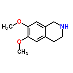 6,7-Dimethoxy-1,2,3,4-tetrahydroisoquinoline structure