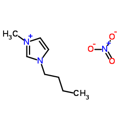 1-Butyl-3-methylimidazolium nitrate Structure