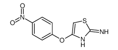4-(4-nitrophenoxy)-1,3-thiazol-2-amine Structure