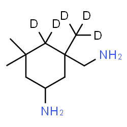 Isophorone DiaMine-d5 (Major) Dihydrochloride Salt(cis/trans Mixture) Structure