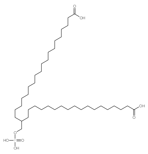 1-[(phosphonooxy)methyl]ethane-1,2-diyl distearate Structure