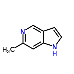 6-甲基-5-氮杂吲哚结构式