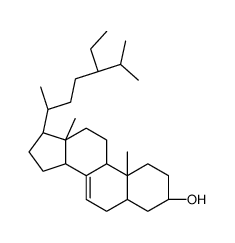 豆甾-7-烯-3-醇结构式