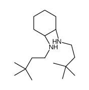 (1S,2S)-N,N-二(3,3-二甲基丁基)-1,2-环己二胺结构式