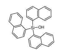 tri(1-naphthyl)silanol结构式