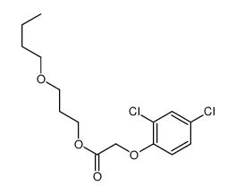 (2,4-二氯苯氧基)乙酸丁氧基聚丙烯二醇酯结构式