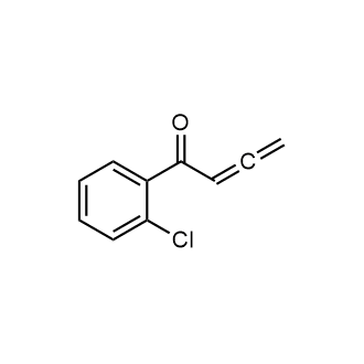 1-(2-氯苯基)-2,3-丁二烯-1-酮结构式
