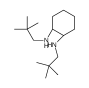 (1R,2R)-1-N,2-N-bis(2,2-dimethylpropyl)cyclohexane-1,2-diamine结构式