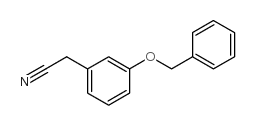 3-苯甲氧基苯乙腈结构式