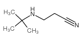 3-叔丁胺基丙腈结构式