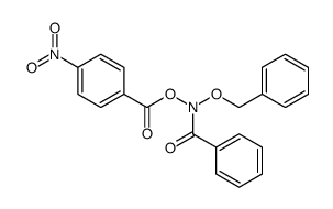 [benzoyl(phenylmethoxy)amino] 4-nitrobenzoate结构式