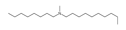 N-甲基-N-辛基-1-癸胺结构式