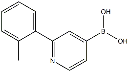 2-(2-Tolyl)pyridine-4-boronic acid Structure