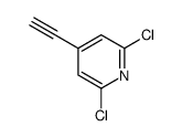2,6-dichloro-4-ethynylpyridine Structure
